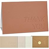 Beautiful Thank You Cards Set of 30 With Envelopes and Stickers - Elegant Blank Cards For Personalized Notes - Perfect Bulk Stationary Set For All Occasions incl. Weddings, Business & Baby Showers