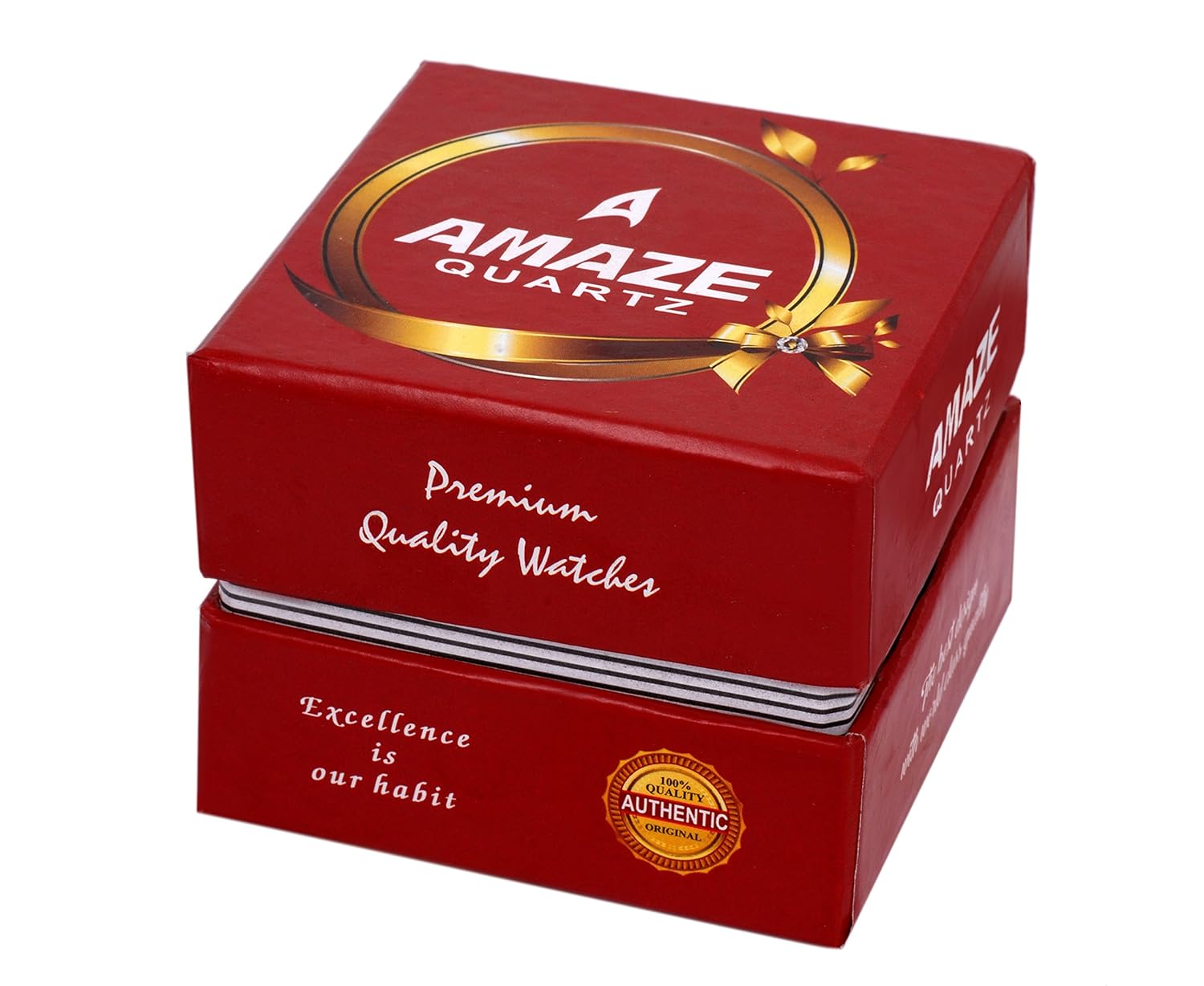 amaze analogue black dial men's watch - amaze39