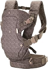 Infantino Flip 4-in-1 Baby Carrier Leopard Ergonomic Front Back view 7