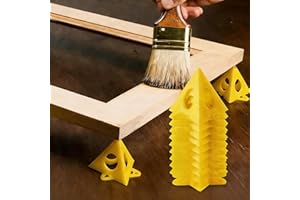 20 Pack Paint Pyramid Stands, Triangular Cone Paint Risers, Woodworking Painting Supports, for Canvas Support - Art DIY Proje