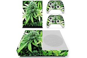 SKINOWN Skin for Xbox One S Slim Console and Controller (Weed Marijuana)