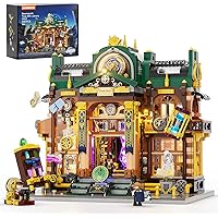Lumibricks Steampunk Time-Rift Library Lighting Building-Bricks Set, 3187 Pcs Modular Building from Chrono Custodians Collect