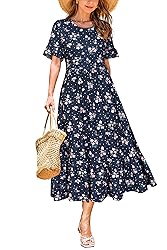 STYLEWORD Women's 2025 Summer Casual Short Sleeve