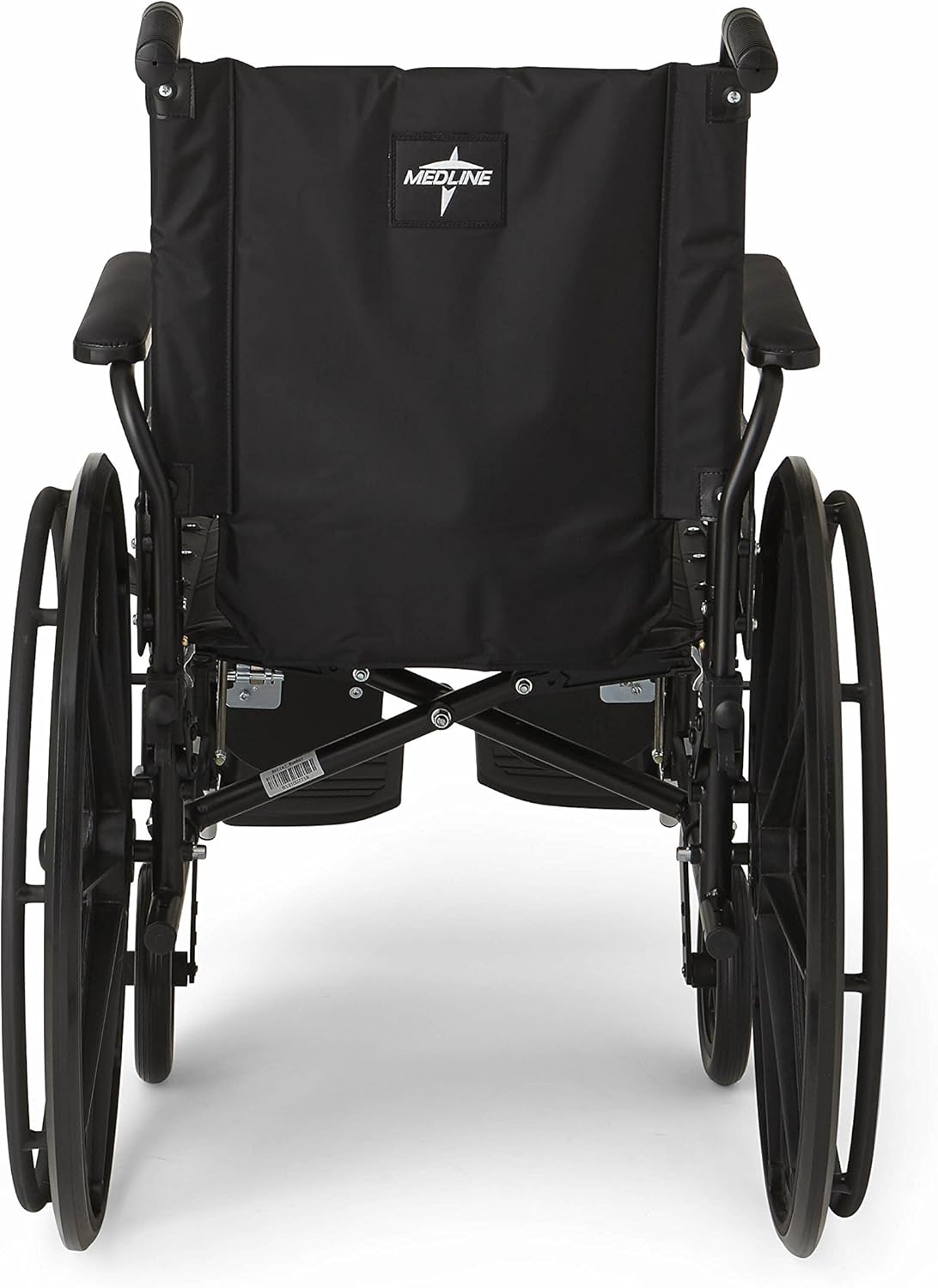 Medline Premium UltraLightweight Wheelchair with FullLength FlipBack Arms and Elevating Leg Rests for Extra Comfort 18” Seat, No, 1 Count: Health & Personal Care