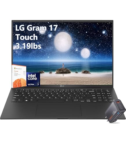 Amazon.com: LG-gram 17 inch-Touchscreen Laptop - Intel Ultra 7