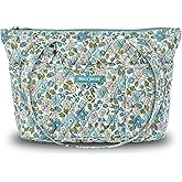 Bella Taylor Small Tote, Quilted Purse for Women, Lightweight Fabric Handbag, 10 Pockets, Zip Top