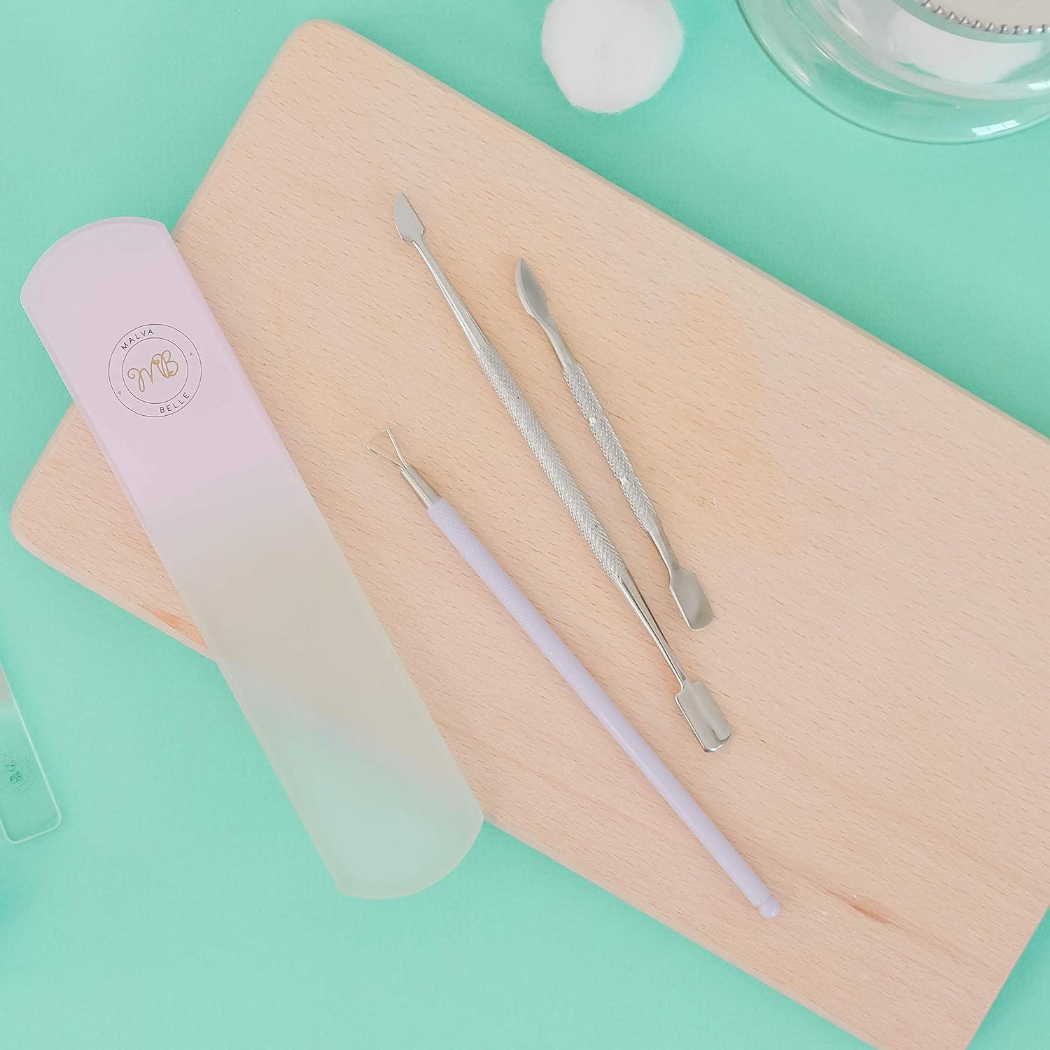 Best Cuticle Pusher and Spoon Nail Cleaner Set – Professional Stainless Steel Cuticle Remover Kit, Cutter and Trimmer Manicure and Pedicure Tools – for Fingernail and Toenails: Beauty