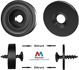 Magnetpro 12 Pcs Pot Magnets 25 lb Countersunk Hole 20x7 mm with Steel Caps view 3