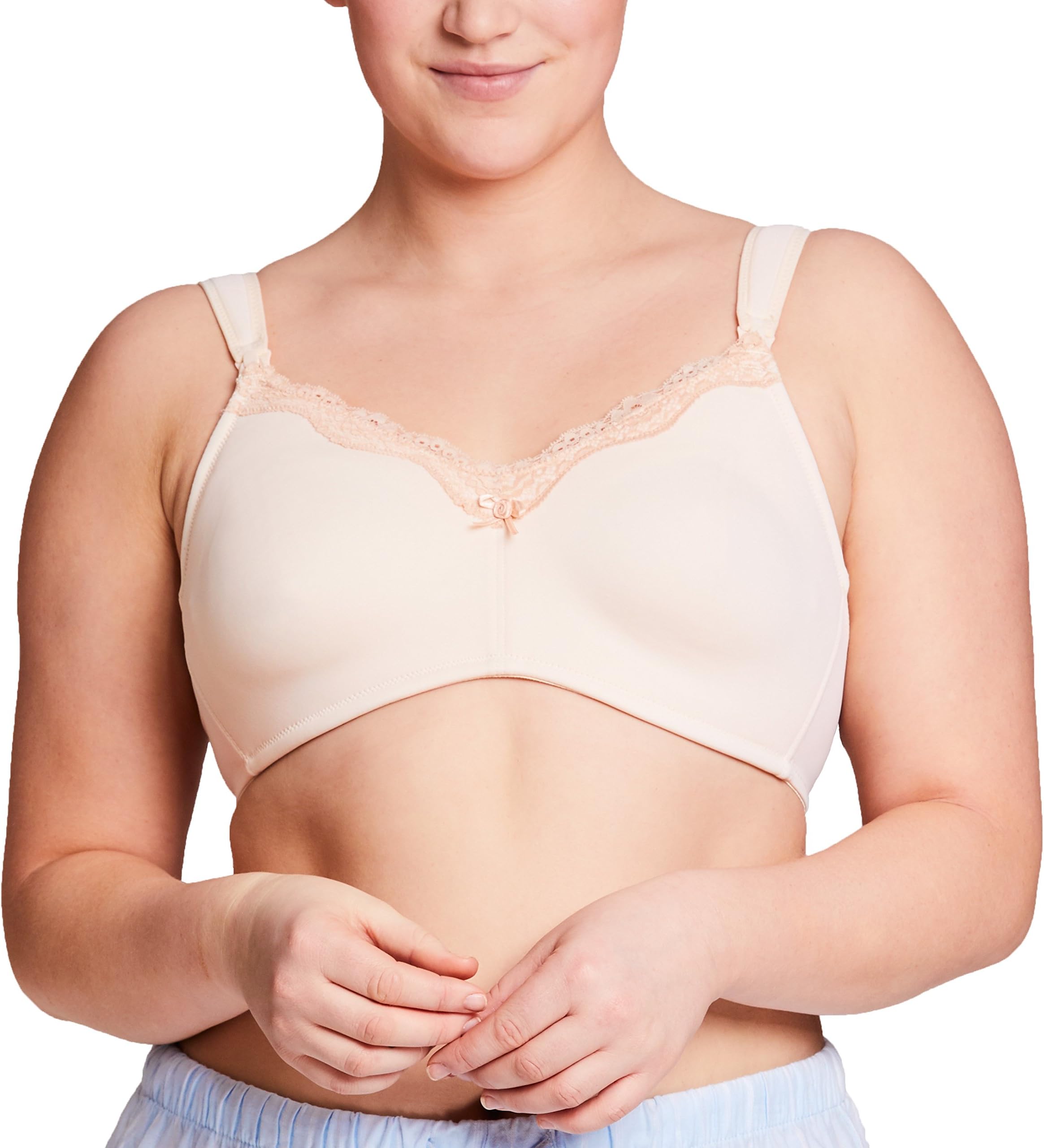 La Leche League Women's Plush Lined Wireless Nursing Bra