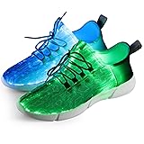 Shinmax Light Up Shoes,Fiber Optic LED Shoes for