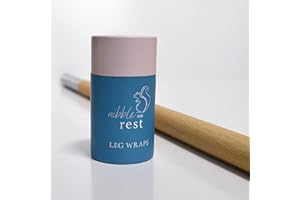 Nibble and Rest Highchair Decorative Leg Wraps, Bamboo Style, Highchair Accessories, Compatible with IKEA Antilop Highchair, Includes 4 Pre-Cut Adhesive Strips