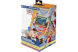 My Arcade Super Street Fighter II Micro Player Pro: Retro Arcades 2 Games in 1, Portable Game, 6.75" Arcade Machine, Video Game Collectible