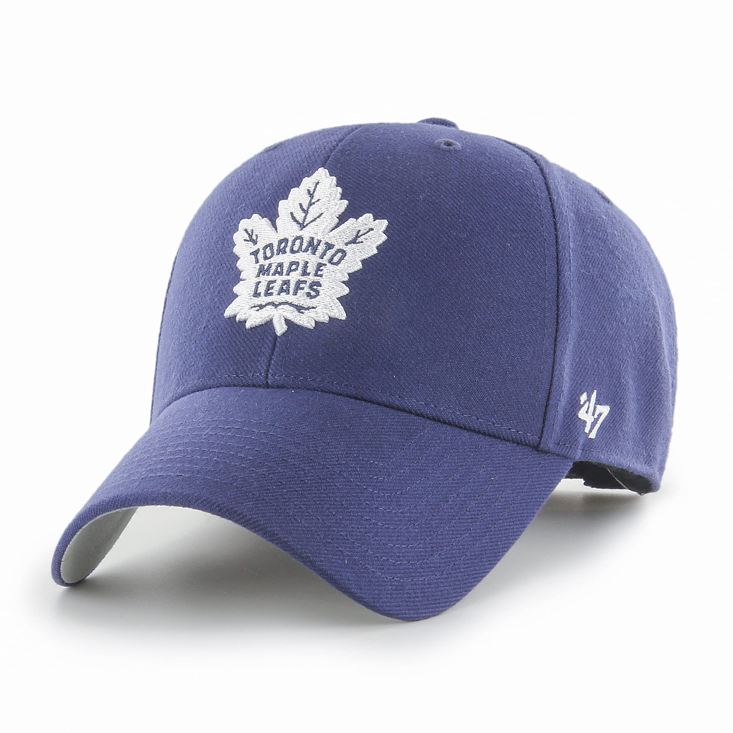 47 Toronto Maple Leafs NHL MVP Unisex Baseball Cap, Adjustable, Team Badge, Light Navy