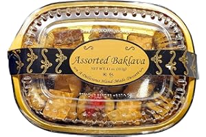 BITS N THINGS Assorted Baklava - Delicious Hand-Made Dessert - 11 oz.