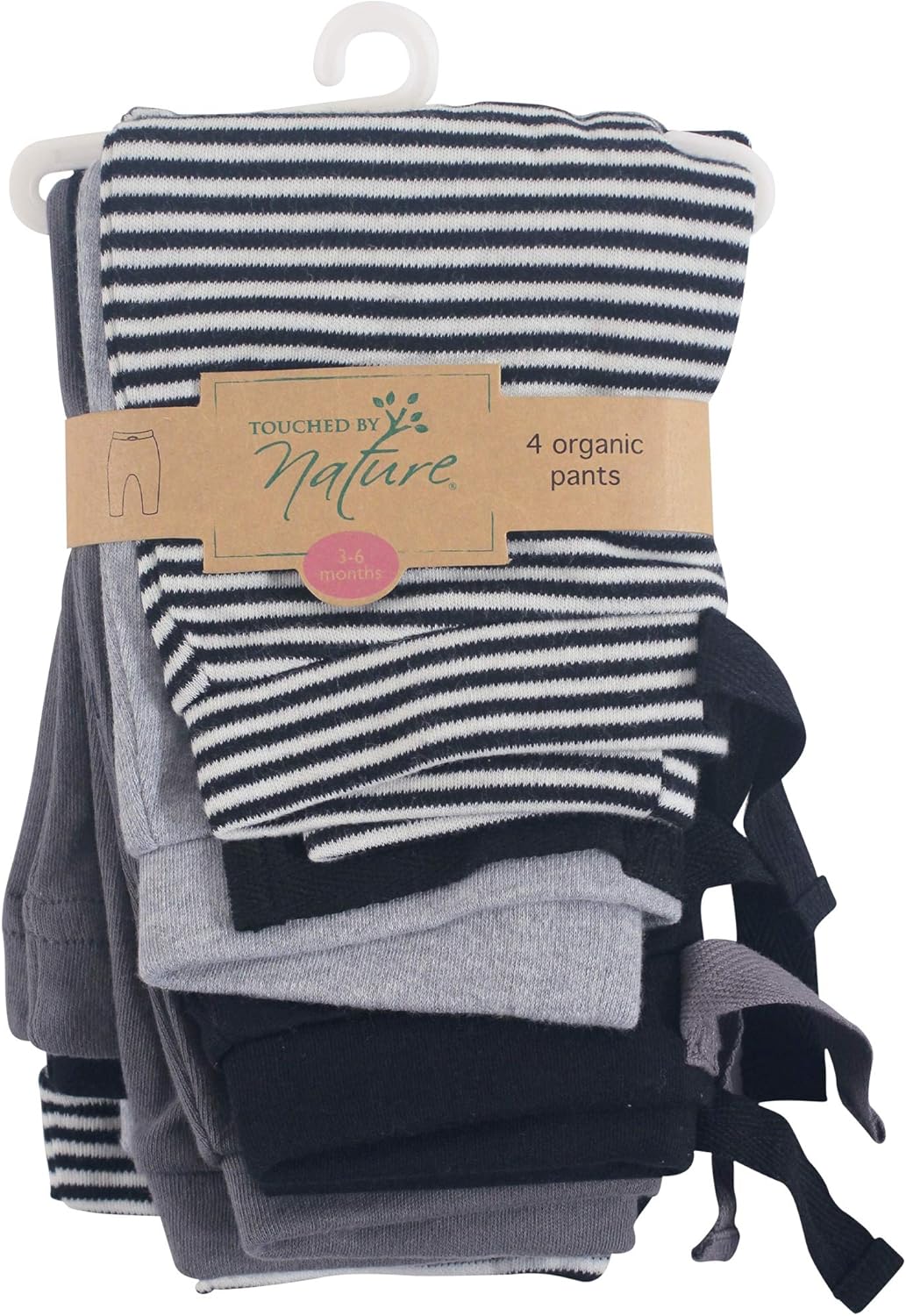Touched by Nature Unisex Baby Organic Cotton Pants: Clothing