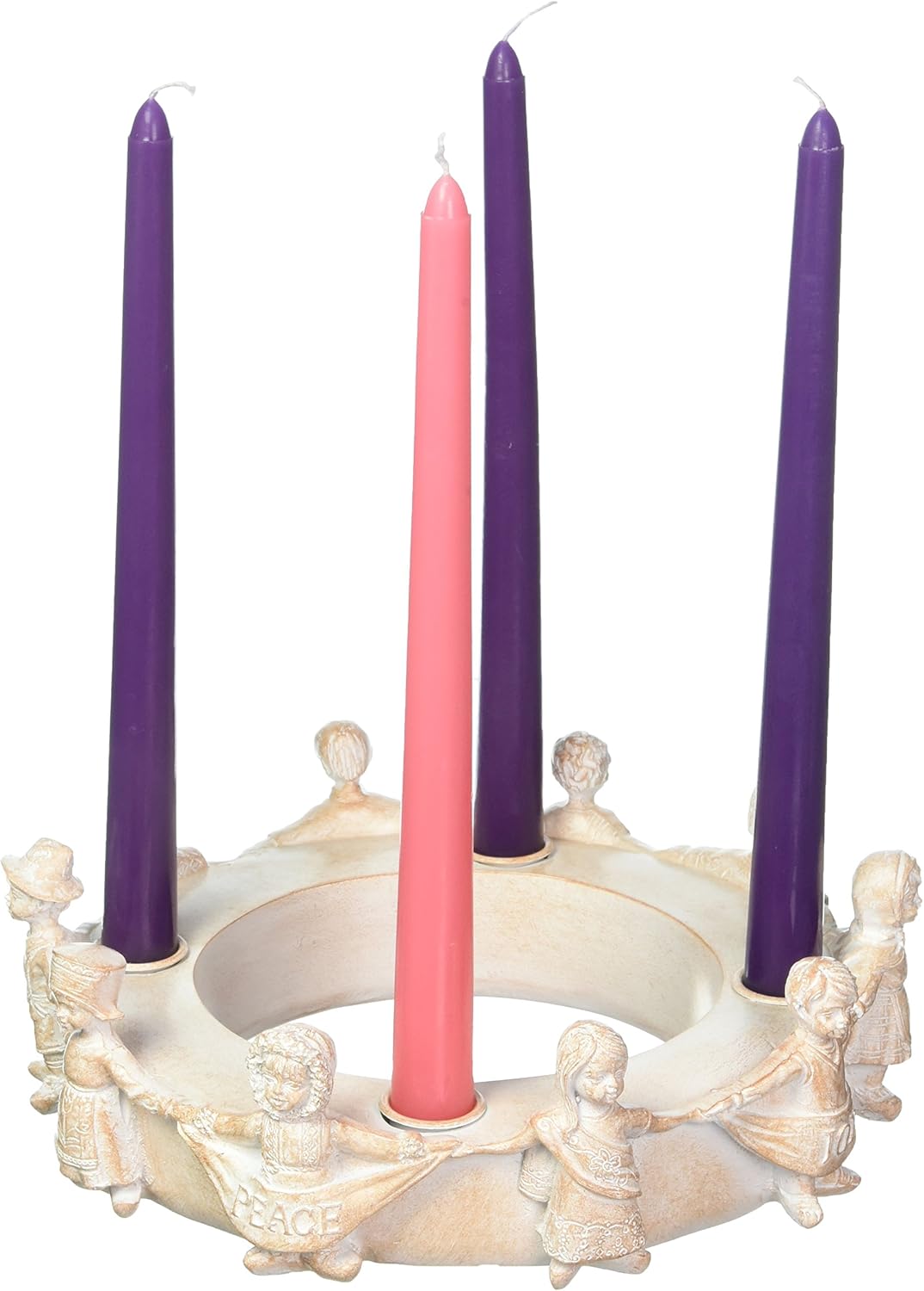 of Children Gift Abbey World w/Candles Wreath Advent Candleholder Sets
