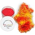 Temperature Activated Thermochromic Color Changing Powder Pigment RED Changing to Yellow at 77F/25C Perfect for Color Changing Slime Nail Art Resin Tumblers Arts Crafts and Science Experiments