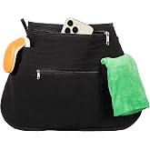 Bafelia Cleaning Caddy Apron for Women with 9 Pockets, Comfortable and Breathable Cotton Cleaning Supplies for Housekeepers