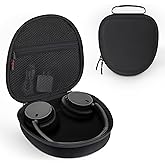 Fintie Hard Case for Sony WH-CH720N/ WH-CH710N/ WH-CH520/ WH-CH510/ WH-1000XM6/ WH-1000XM5/ WH-1000XM4/ WHXB910N Wireless Headphone - Travel Protective Cover Carrying Storage Bag (Black)