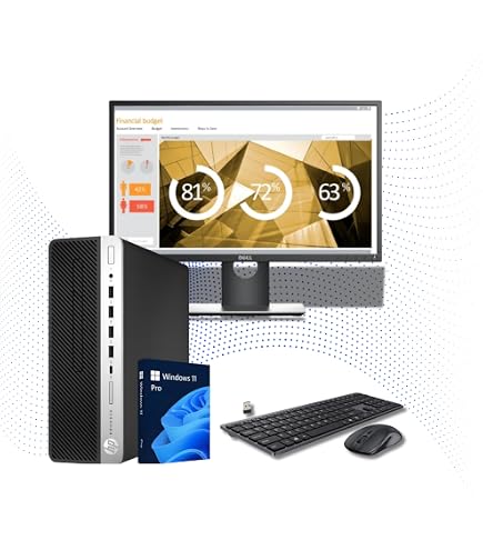 HP ProDesk 600 G4 SFF Desktop PC, Intel i7 8th Gen, 32GB RAM, 1TB
