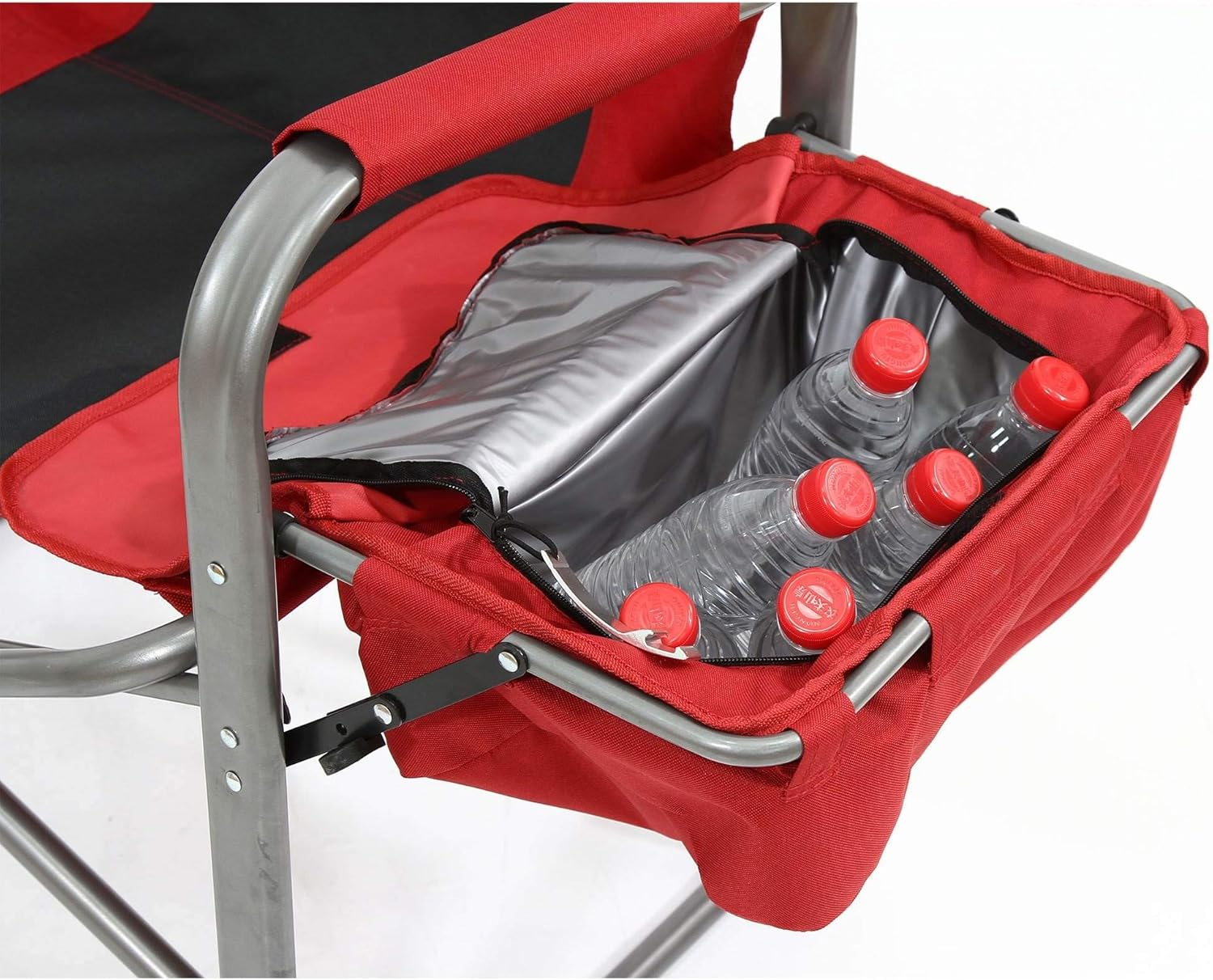 kamp rite director's chair with side table