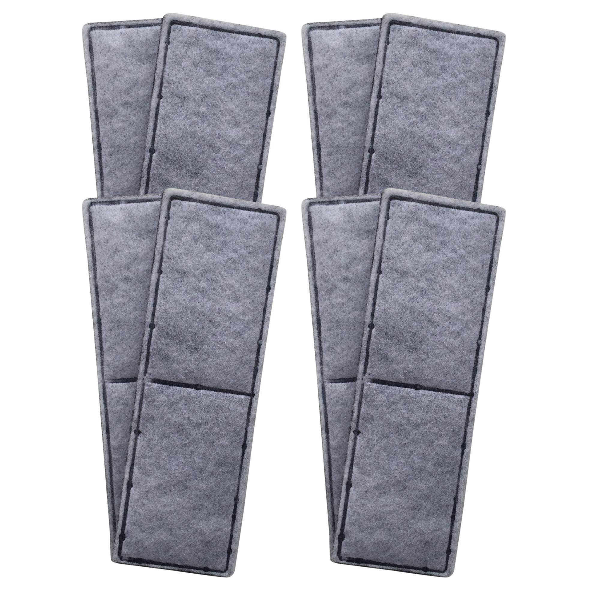 Finest-Filters 8 x Compatible PolyCarbon Carbon Foam Filter Pads to fit Fluval U3 Range of Internal Filters