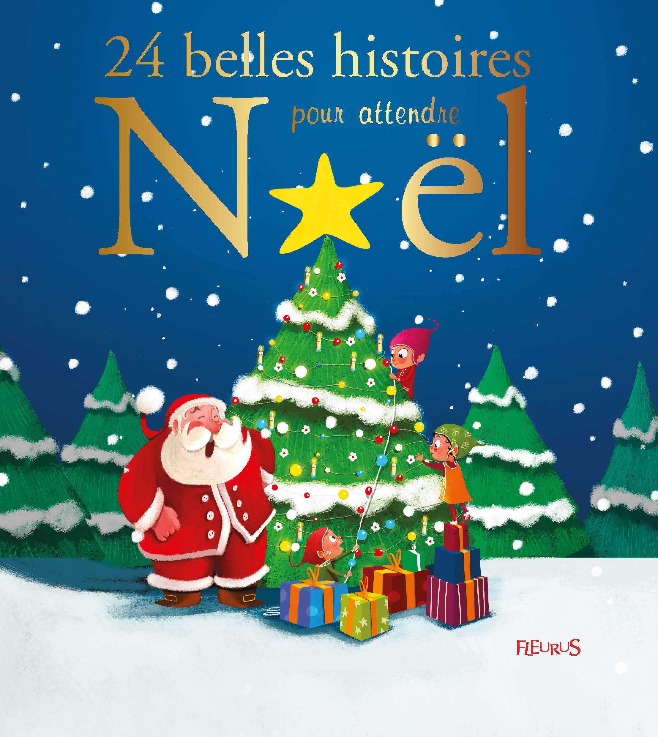 24 Belles Histoires Pour Attendre Noel Amazon Fr Collectif Livres