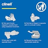 Clinell Antimicrobial Hand Wipes 200 Wipes Alcohol Free Dermatologically Tested view 7