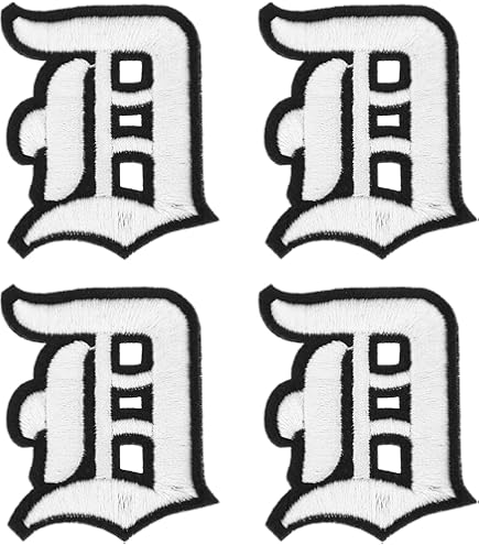 Gothic Old English E Patch Gold Iron-On Embroidered Letters (1 1/8) Lot of 2