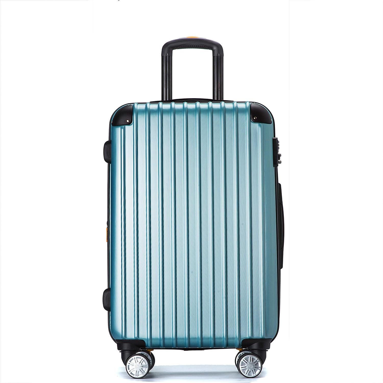 Amazon Fullbeingスーツケース キャリーバッグ キャリーケース かわいい ストッパー付き 容量拡張可能 ダブルファスナー1日 3日用 小型 Tsaロック搭載 Sサイズ ブルー スーツケース