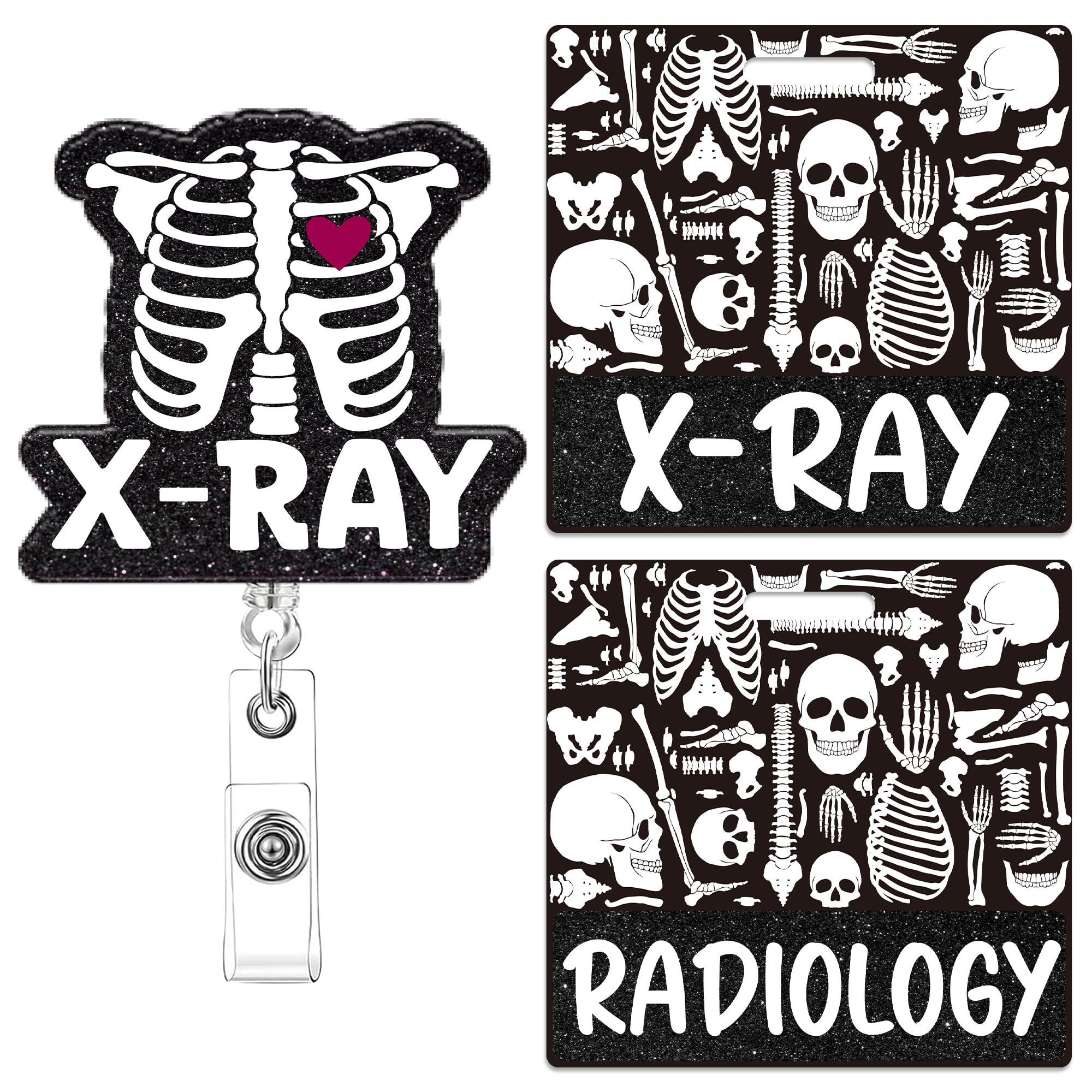 Obookey Xray Badge Reel with Buddy - Radiology