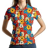 Womens Golf Shirt Short Sleeve Funny Golf Shirts for Woman Tennis Outfit