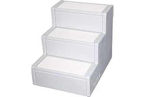 PET GEAR INC Pet Gear Pet Step III Pet Stairs for Small Dogs and Cats Up to 50 pounds, Lightweight, No Tools Required