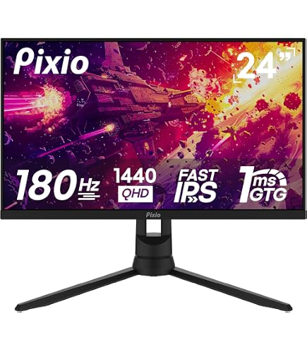 Amazon.com: Pixio PX278 Wave 27 inch 180Hz Refresh Rate Quad HD