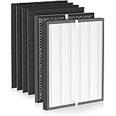 3000 Replacement Filter Compatible with Air Doctor 3000 Air Purifier, 1 Premium Filter + 1 Activated Carbon Filters + 4 Pre-Filters,Compare to ADF3001 ADF3002 ADF3003