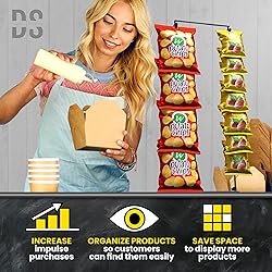 DS THE DISPLAY STORE Black 2-Row Potato Chip Rack