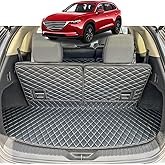 7DEEKEI Cargo Mat Compatible with 2016-2023 Mazda CX-9 Trunk Mat (2nd-Row Captain's Seat) Cargo Liners for Mazda CX9