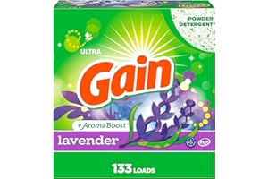 Gain Powder Laundry Detergent, Lavender Scent, 133 Loads, 123 OZ