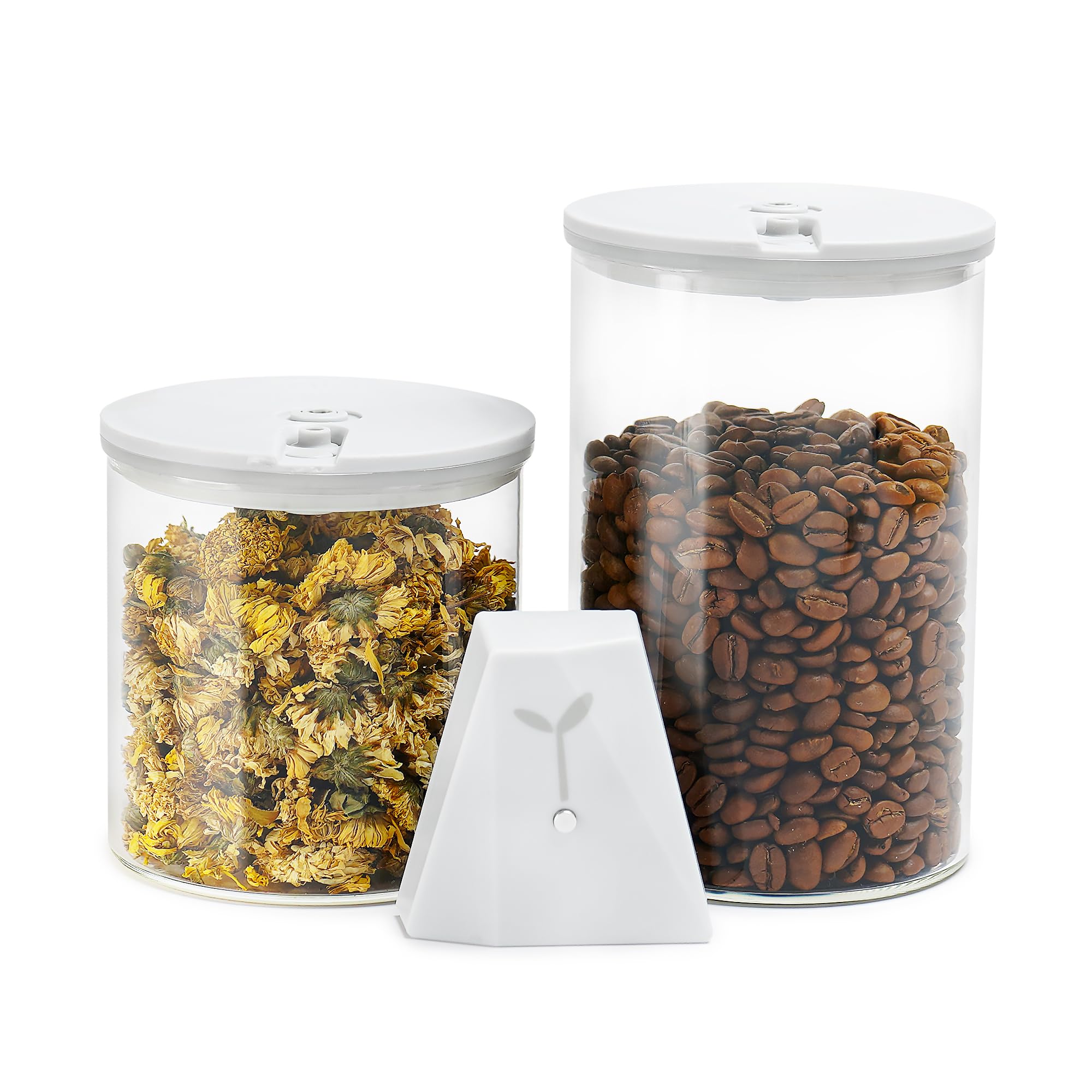 Photo 1 of Perfect fit Lids: Universal lids for round containers. Pump Sold Separately (2 Lids + 2 Free Containers)