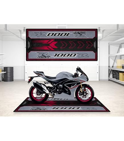 Amazon.com: wibeart Parking Mat for Ninja ZX-6R Series Motorcycle