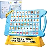 Brightway AAC Device for Autism, Non Verbal Communication Board for Kids &amp; Adults | Tools for Delayed Speech Therapy &amp; Stroke Recovery - 60 Total Buttons, 10 Recording Buttons, &amp; Adjustable Volume