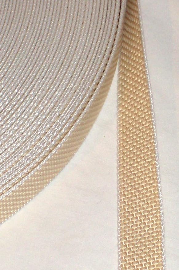 50 m Rolle stabil Rolladengurt - beige - Breite 23 mm - extra stark - hohe Reißfestigkeit - UV Beständigkeit - Schmutzunempfi