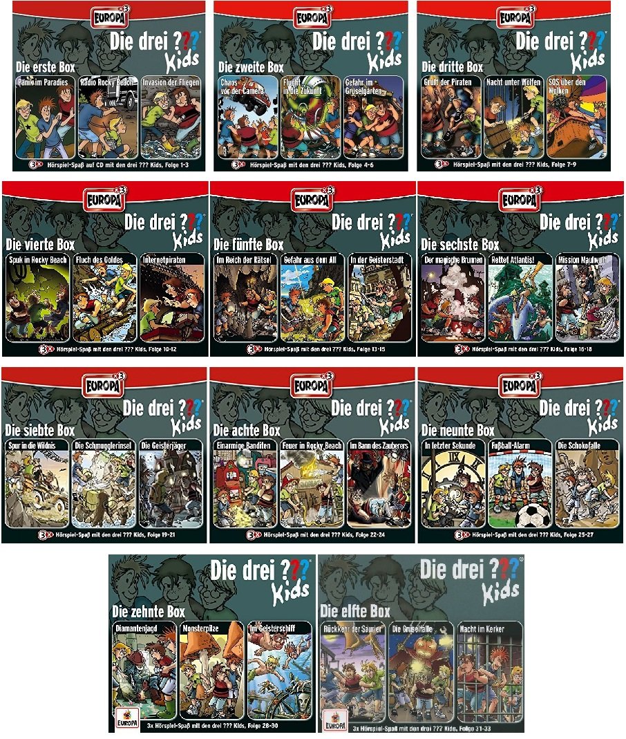 Die Drei ??? (Fragezeichen) Kids Folgen 133 (3 CD Box 111) im Set Deutsche Originalware Die Drei ??? (Fragezeichen) Kids Folgen 133 (3 CD Box 111) im Set Deutsche Originalware