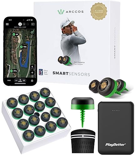 ARCCOS CADDIE アーコスキャディ Amazon.com: Arccos Caddie Bundle: Smart Sensors + Link