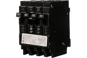 Siemens Q22050CT 50-Amp Double Pole Two 20-Amp Single Pole Circuit Breaker