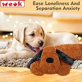 WEOK Puppy Heartbeat Toy for Separation Anxiety Calming Plush Toy view 2