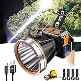 PINSAI High Power LED Headlamp Super Bright Adult Motion Sensor Headlight Spotlight Waterproof Rechargeable Outdoor Hunting Light Flashlight Portable Head lamp for Fishing Camping Hiking