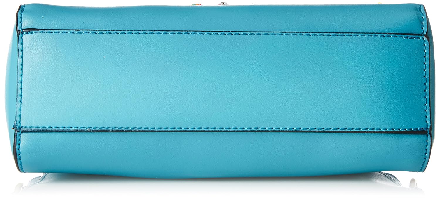 global desi fashion plus women's satchel (turquoise) ()