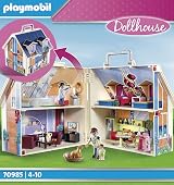 Playmobil 70985 City Life Take Along Doll House with 4 Rooms 64-Piece Set view 5